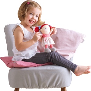 HABA 5737 - Papusa Mirli soft rag doll pentru bebelusi de la 6 luni pentru a se juca imbratisa si confort cadou pentru nastere si botez livrat in cuti - Img 7