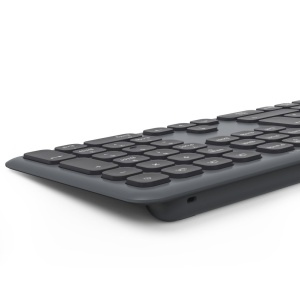 Hama Keyboard Mouse Set, wireless (Multi-Device 2.4GHz prin receptor USB + 2x Bluetooth pentru PC, laptop, tableta, raza de actiune de 10 m, aspect QWERTZ german, fara zgomot de clic, functioneaza cu baterie) negru - Img 3