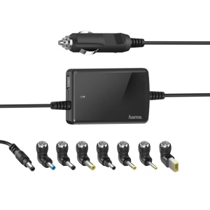 Hama Kfz Notebook Netzteil 70W Negru Incarcator Auto Universal cu USB