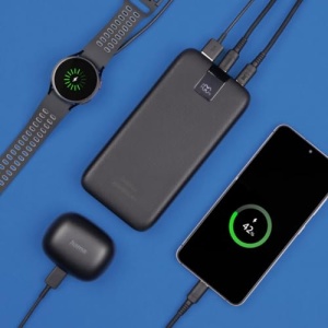 Hama Power Pack PD 20 20000mAh (baterie externa cu 2X USB C + 1x USB A, Power Pack Certified, incarcare rapida, acumulator, accesorii pentru telefoane mobile, tableta, cutie Bluetooth etc., incarcator portabil mic) antracit - Img 12