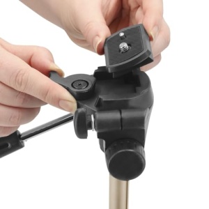 Hama Trepied usor entry-level cu cap cu 3 cai, Star 75 125-3D, sampanie - Img 16