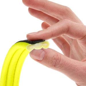 Hamul ergonomic pentru caini Ferplast AGILA Fluo 5 potrivire excelenta inchidere cu dubla microreglare captuseala moale A B 50 58 cm 20 mm Verde neon - Img 6