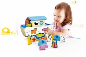 Hape E8049 - Arca de tragere, jucarie din lemn - Img 3
