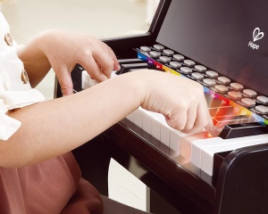 Hape Leuchttasten Piano pentru copii 25 de taste luminoase ideal pentru educatie muzicala - Img 7