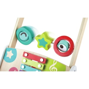 Hape Musik Lauflernwagen - Carucior din lemn cu instrumente muzicale reglabil pentru copii de la 10 luni - Img 5