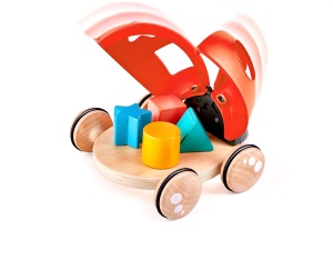Hape Shape Sorter Buburuza, Animal Pull-along - Img 4