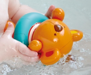 Hape Teddy Badespielzeug pentru copii 12 luni jucarie interactiva pentru baie - Img 2