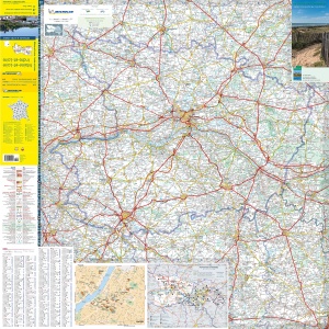 Harta rutiera si turistica Michelin Westliches Loiretal - Anjou, 1150.000, detaliata si usor de citit - Img 3