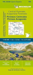 Harta Turistica Michelin Hochpyrenaen 1150.000, editie 2023