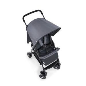 hauck Buggy Sport, Charcoal/Stone - Carucior de calatorie pana 5,9 kg - cu functie de inclinare pentru copii de la nastere pana la 15 kg - Cos de cumparaturi mic pliabil, mare pana la 3 kg - Img 10