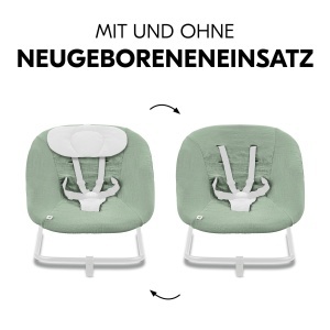 Hauck Husa pentru Babywippe Highchair Bouncer Eco Bumbac Sage Lavabila 60degC - Img 7
