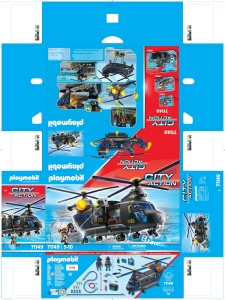 Helicopter de Salvare PLAYMOBIL 71149 cu Lumini si Sunete, 117 Piese - Img 9