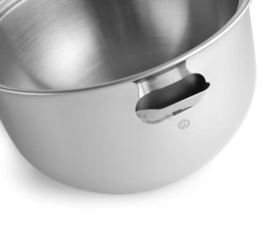 HENDI Bain-Marie, cu pereti dubli cu recipient de apa, maner din otel inoxidabil, 1L, o150x(H)95mm - Img 3