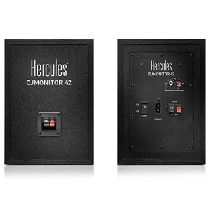Hercules DJMonitor 42 - Difuzoare DJ active cu woofer de 4 inch, putere de 80W, sunet precis, sistem Bass Reflex, pentru DJ si iubitori de muzica - Img 3