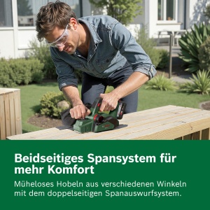 Hobel electric Bosch PHO 18V-20, 18V, compact, cu sistem de schimbare rapida a cutitelor - Img 6