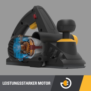 Hobel masina CAT DX86 900W, 82mm, 16000 Umin, adancime taiere 3mm - Img 5