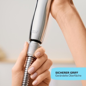 Hose de dus GROHE Vitalioflex, 1,75m, metal, crom, rezistent la caldura - Img 7