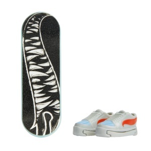Hot Wheels Skate Fingerboard HGT46 Design Tony Hawk Cu Pantofi Detasabili - Img 8
