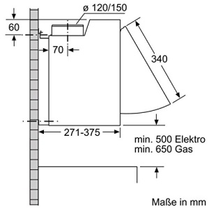 Hota de bucatarie NEFF D64MAC1X0 60 cm 2 motoare Argintiu - Img 6