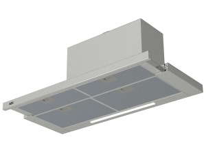 Hota telescopica AEG DPE5960M, 90 cm, 660 mh, inox