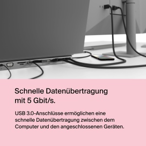 Hub USB-C Belkin 11-in-1 cu 4K HDMI, 100W incarcare, 3x USB-A - Img 7