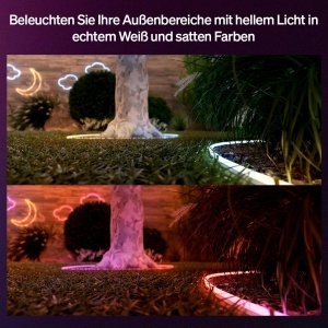 Hue Neon Outdoor Lightstrip 10m LED Multicolor 1100lm Control App si Voce - Img 3