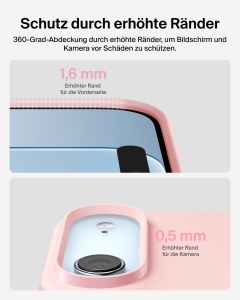 Husa de protectie Belkin SheerForce pentru iPhone Air, Magenta, subtire si rezistenta - Img 6