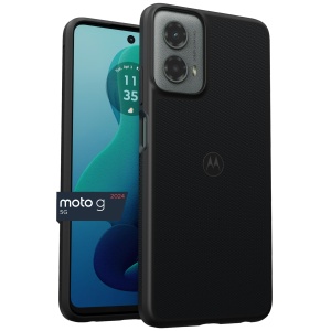 Husa de protectie Motorola pentru Moto G 5G (2024), neagra, cu amortizare socuri - Img 1