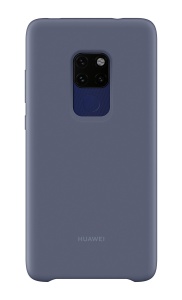 Husa din silicon Huawei 51992617 pentru Mate 20, albastra - Img 2