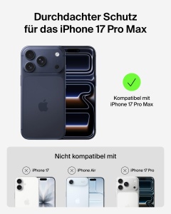 Husa iPhone 17 Pro Max Belkin SheerForce Grip MagSafe, neagra - Img 2