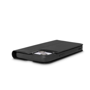 Husa pentru iPhone 14 Hama, neagra, cu suport, doua carduri, anti-fingerprint - Img 6