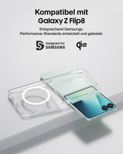 Husa pentru Samsung Galaxy Z Flip8 Belkin, Transparenta, Kratzfest, Protectie UV - Img 2