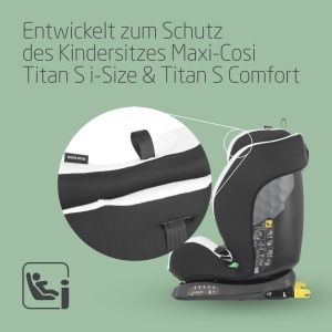 Husa pentru scaun auto Maxi-Cosi Titan S, din bumbac organic, alba, lavabila - Img 2