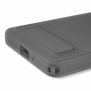 Husa pentru smartphone Sony Xperia 10 VIII, Grafit-Negru, cu suport integrat - Img 3