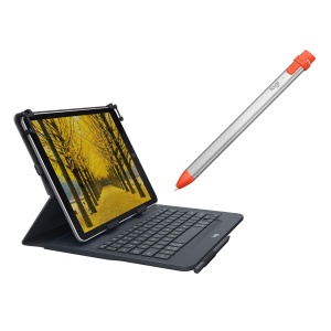 Husa pentru Tableta Logitech Universal Folio cu Tastatura Wireless, 9-10 inch - Img 1