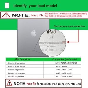 Husa protectoare pentru iPad mini, TopEsct, silicon, roz, model 2019 - Img 2