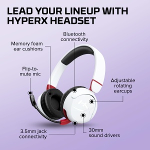 HyperX Cloud Mini Wireless Alb - Img 8