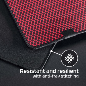 HyperX Pulsefire Mat - Mouse Pad pentru jocuri - Mare - Suprafata precisa din tesatura - Finisaj de margine fara sudura pentru a preveni uzura - Partea inferioara din cauciuc antiderapanta - Img 3