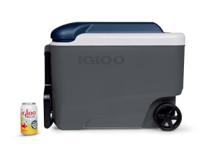 Igluo Maxcold 40 Roller Racitor pasiv cu roti, 38 litri, albastru, pentru camping, munca, timp liber si festivaluri - Img 3