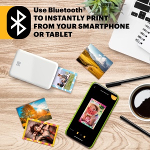Imprimanta foto portabila KODAK Step Bluetooth ZINK Alb - Img 3