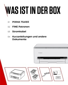 Imprimanta multifunctionala Canon PIXMA TS4151I, wireless, compacta, duplex - Img 7