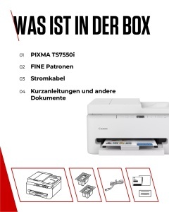 Imprimanta multifunctionala Canon PIXMA TS7550I, conectivitate WLAN, ADF 35 foi - Img 7