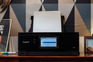 Imprimanta multifunctionala Canon PIXMA TS8750, A4, Wi-Fi, 6 cerneluri, negru - Img 2