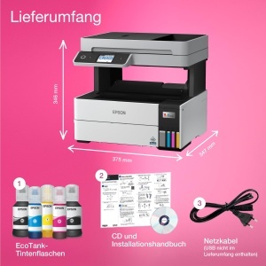 Imprimanta multifunctionala Epson EcoTank ET-5150, A4, Wi-Fi, Duplex - Img 5