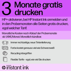Imprimanta multifunctionala HP OfficeJet Pro 9120e, 3 luni de imprimare gratuita cu cerneala instantanee HP inclusa, HP+, imprimanta, scaner, copiator, fax, Wi-Fi, LAN, duplex, Airprint, gri-alb - Img 6
