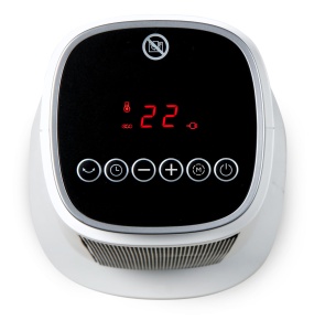 Incalzitor ceramic DOMO DO7347H cu temporizator - Design turn - 2000 W, alb/negru - Img 6
