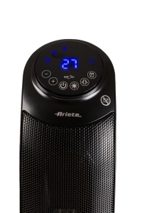 Incalzitor cu ventilator turn Ariete 8213, 2200 W, 3 niveluri de viteza, temporizator de pana la 8 ore, functie de ventilatie, functie de oscilatie, tehnologie ceramica, afisaj LED, negru - Img 6