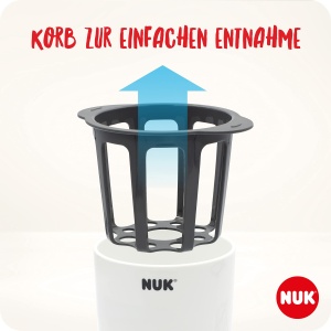 Incalzitor de biberoane NUK Thermo 3 in 1 Dezghetarea incalzirea si mentinerea la cald a alimentelor lichide si moi Cos usor de indepartat Mufa UE - Img 4