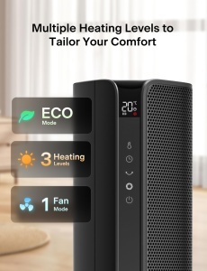 Incalzitor electric PELONIS 2000W oscilatie 75deg mod ECO telecomanda - Img 7
