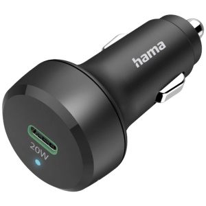 Incarcator auto Hama, 20W, USB-C, negru